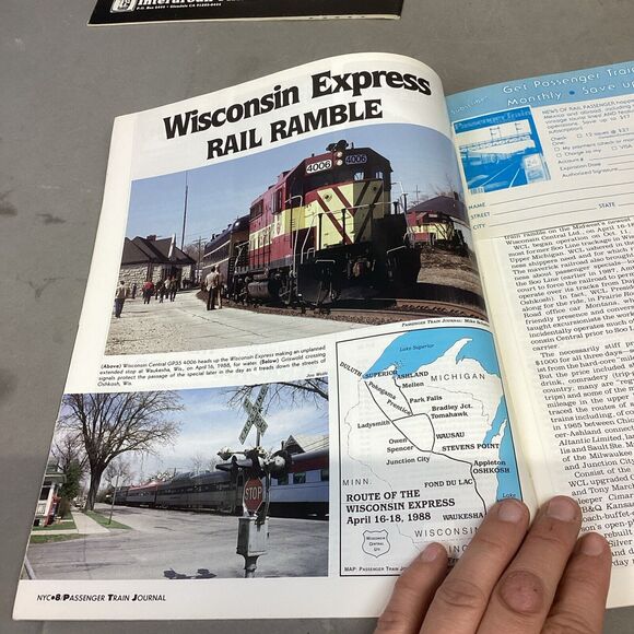 Lot Of 9 -Passenger Train Journal, Trains, Railpace & Model Railroader Magazines - Picture 5 of 16